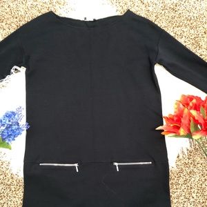 Women’s black mini dress
